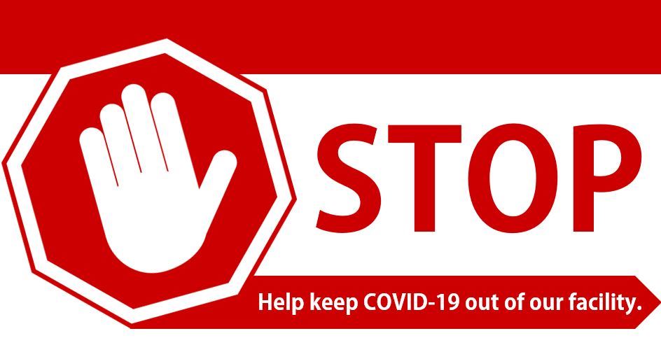 COVID-19 Stop Sign