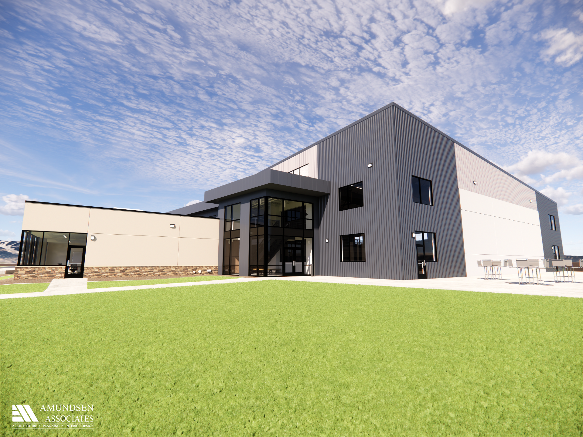 Community Center Rendering (front)