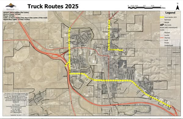 Truck Route Map